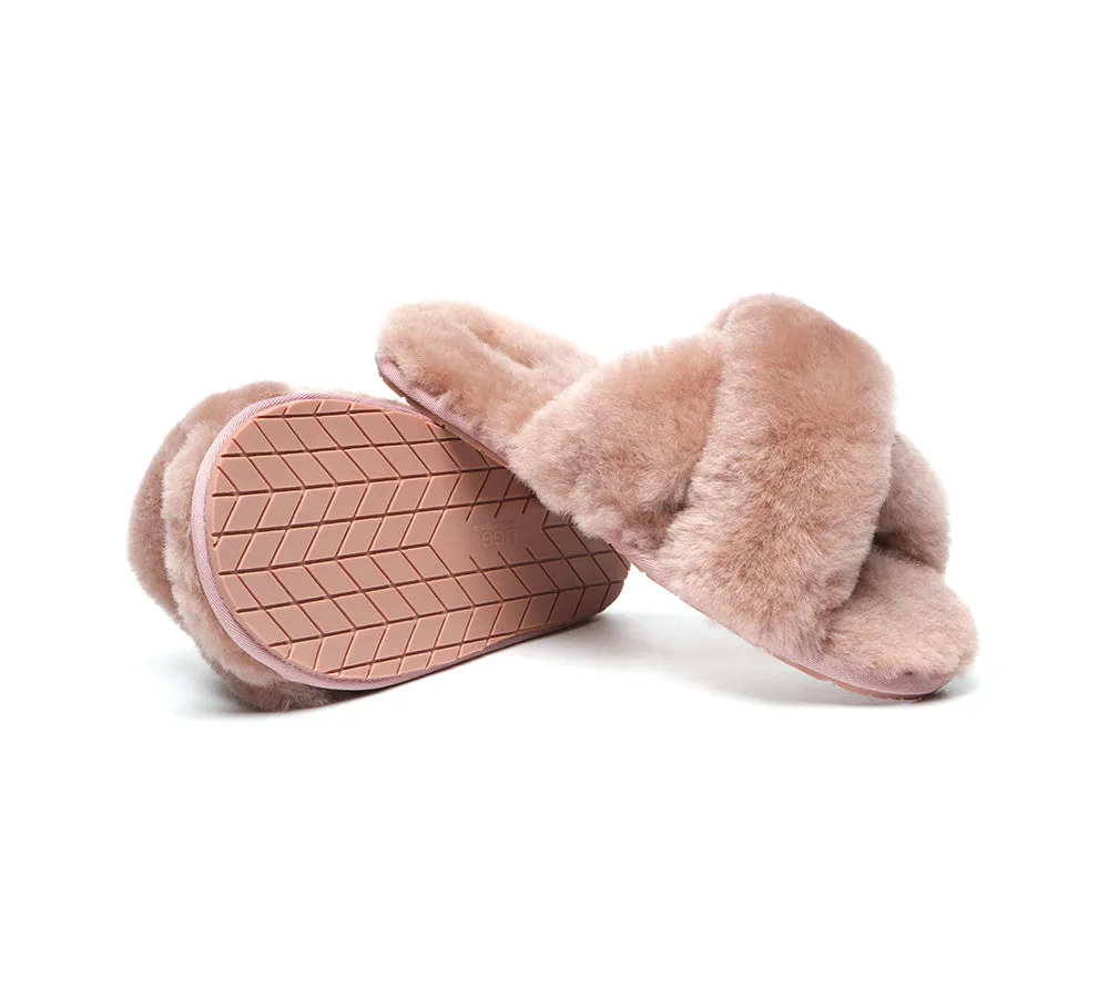 UGG Australian Shepherd Fluffy Crossover Slides Linty Limited Edition