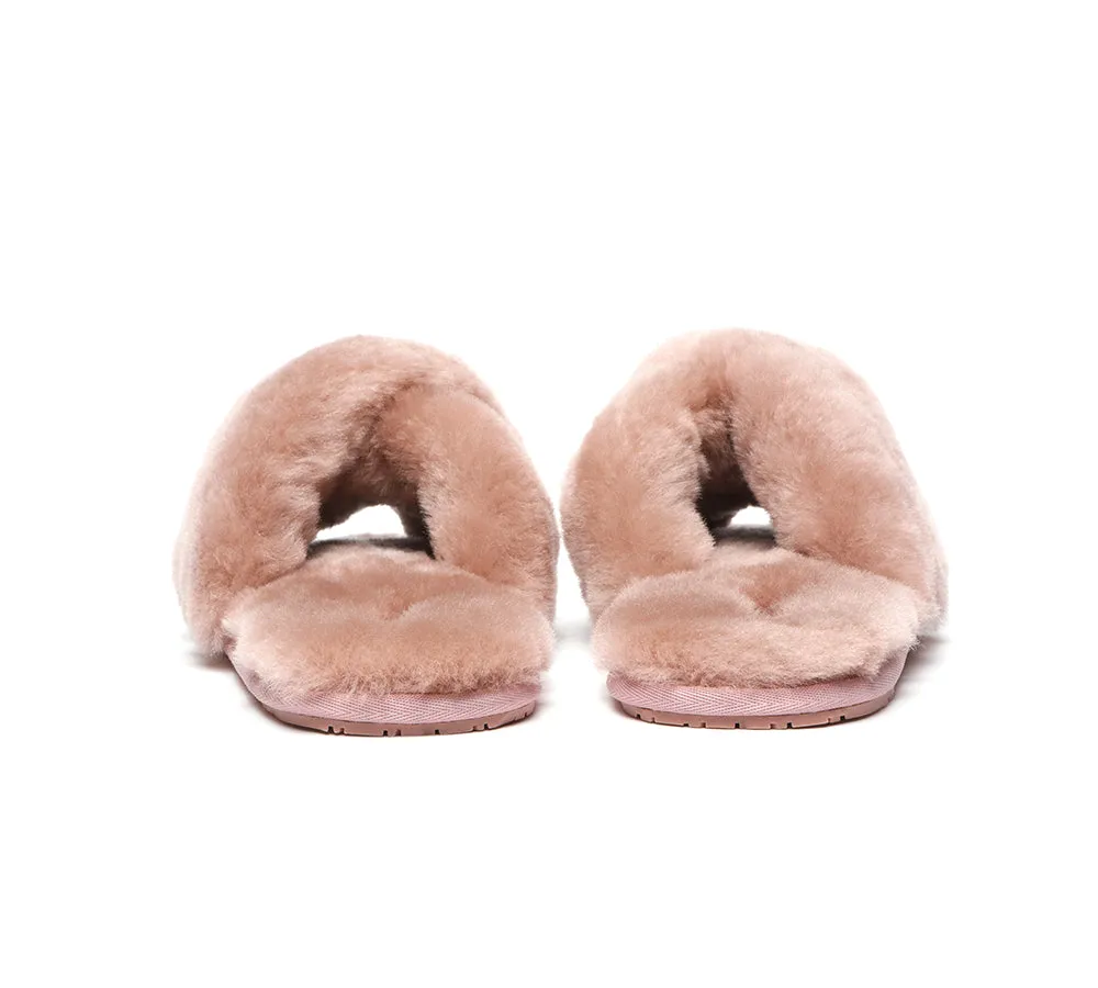 UGG Australian Shepherd Fluffy Crossover Slides Linty Limited Edition