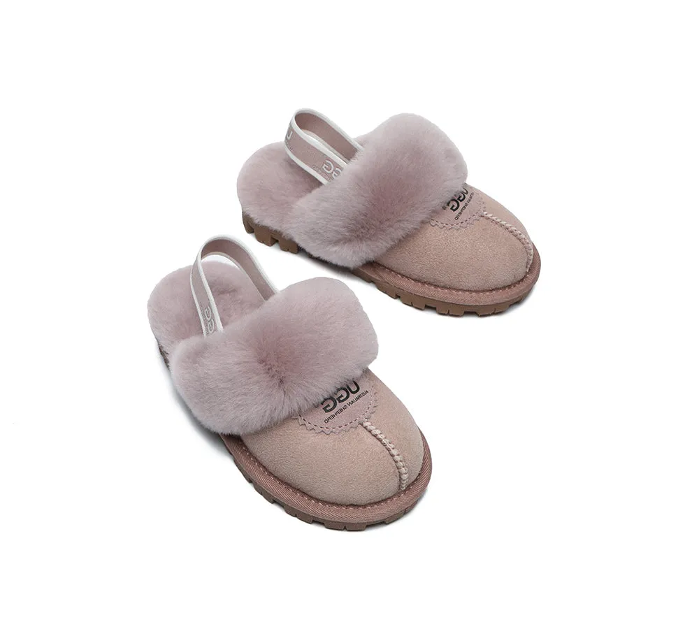 UGG Australian Shepherd Kids Slingback Ugg Slipper Waffle Plus