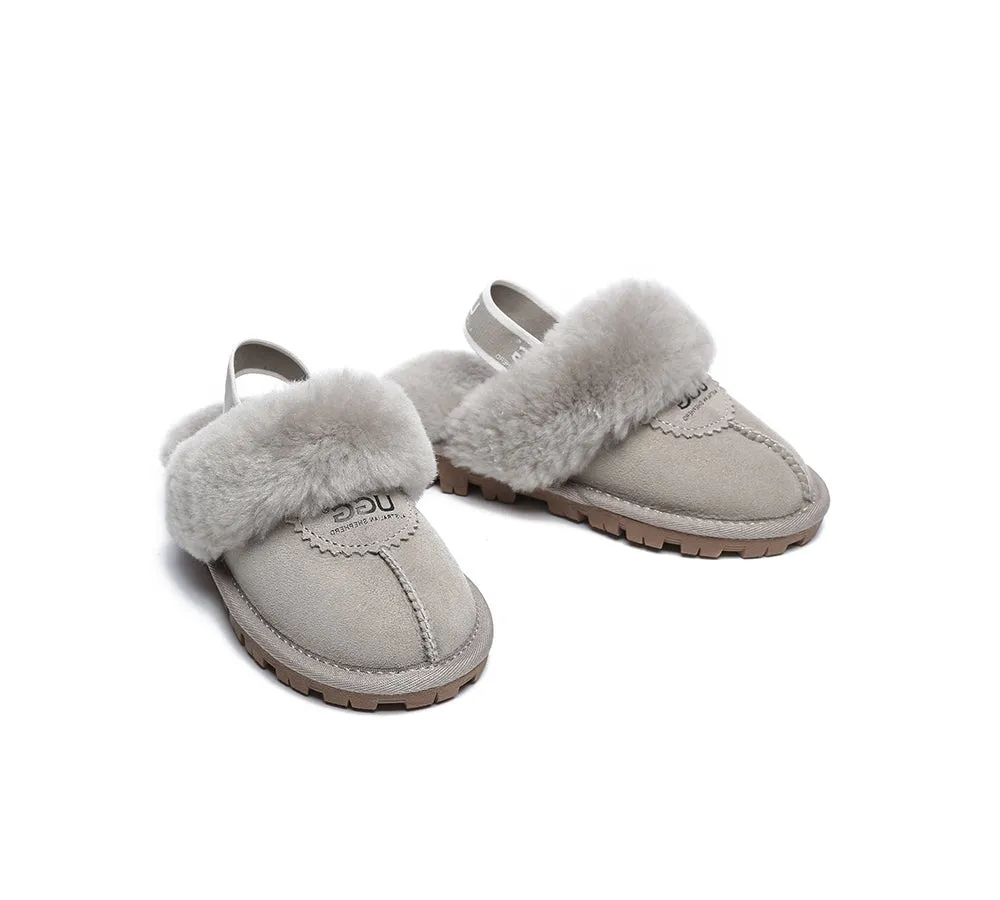 UGG Australian Shepherd Kids Slingback Ugg Slipper Waffle Plus