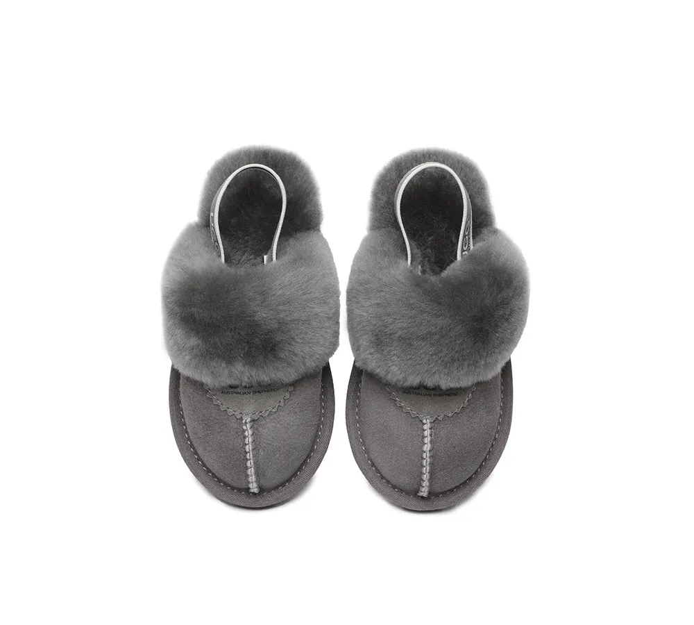 UGG Australian Shepherd Kids Slingback Ugg Slipper Waffle Plus