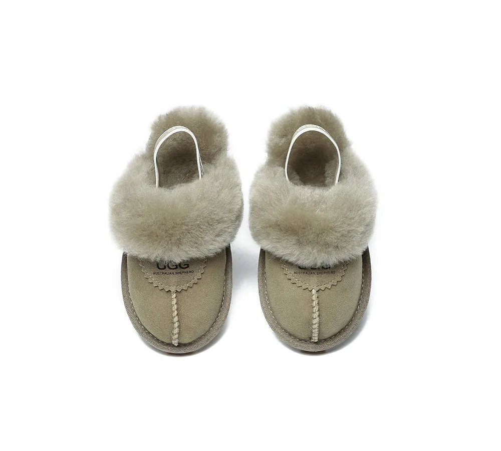 UGG Australian Shepherd Kids Slingback Ugg Slipper Waffle Plus