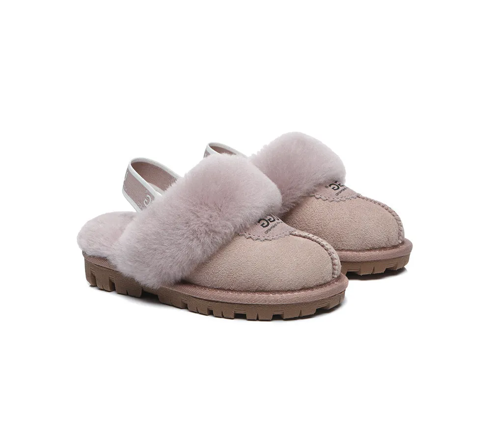 UGG Australian Shepherd Kids Slingback Ugg Slipper Waffle Plus