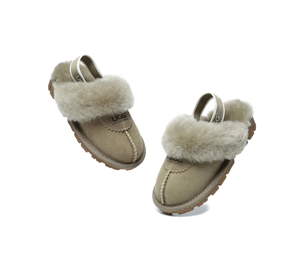 UGG Australian Shepherd Kids Slingback Ugg Slipper Waffle Plus