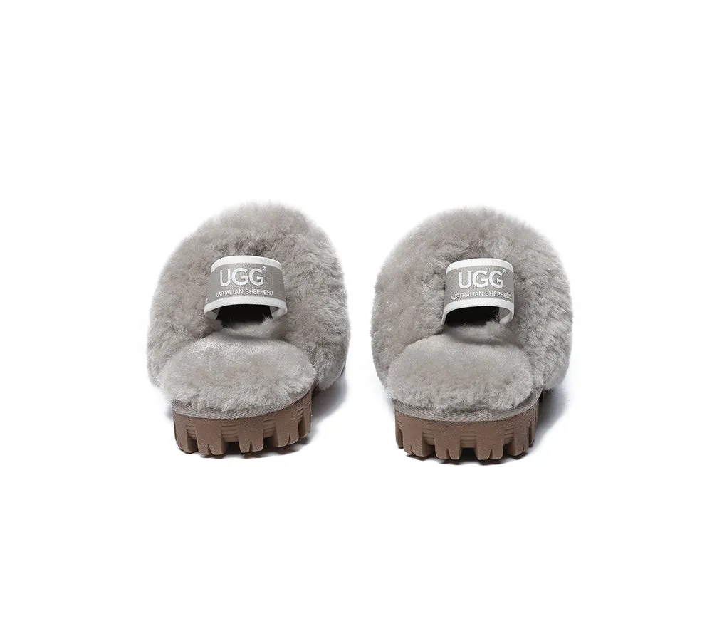 UGG Australian Shepherd Kids Slingback Ugg Slipper Waffle Plus