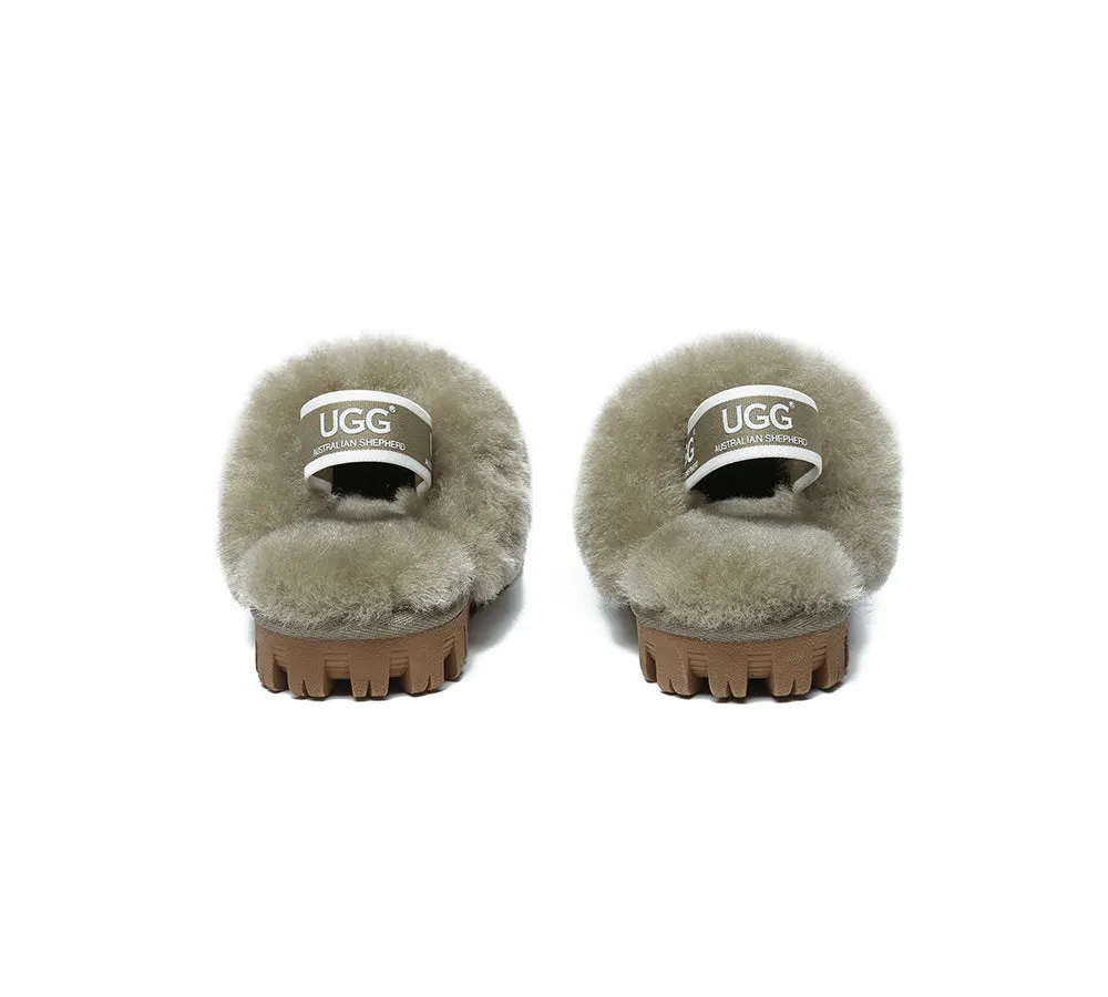 UGG Australian Shepherd Kids Slingback Ugg Slipper Waffle Plus