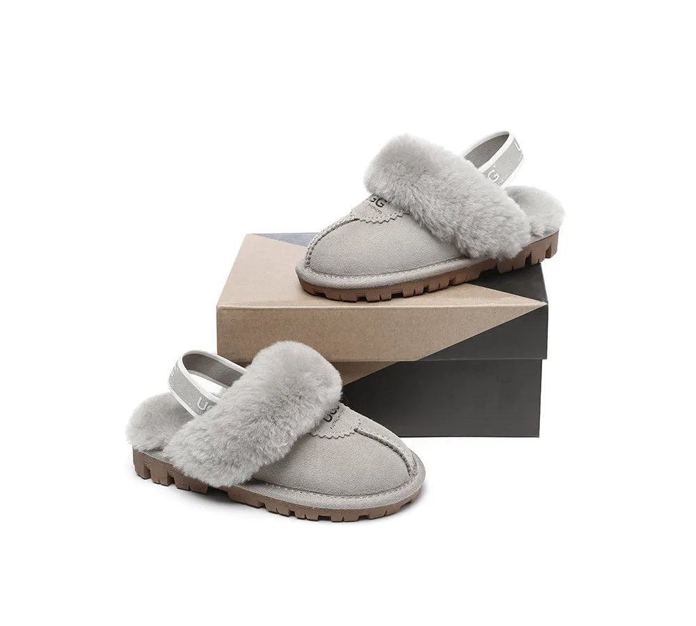 UGG Australian Shepherd Kids Slingback Ugg Slipper Waffle Plus