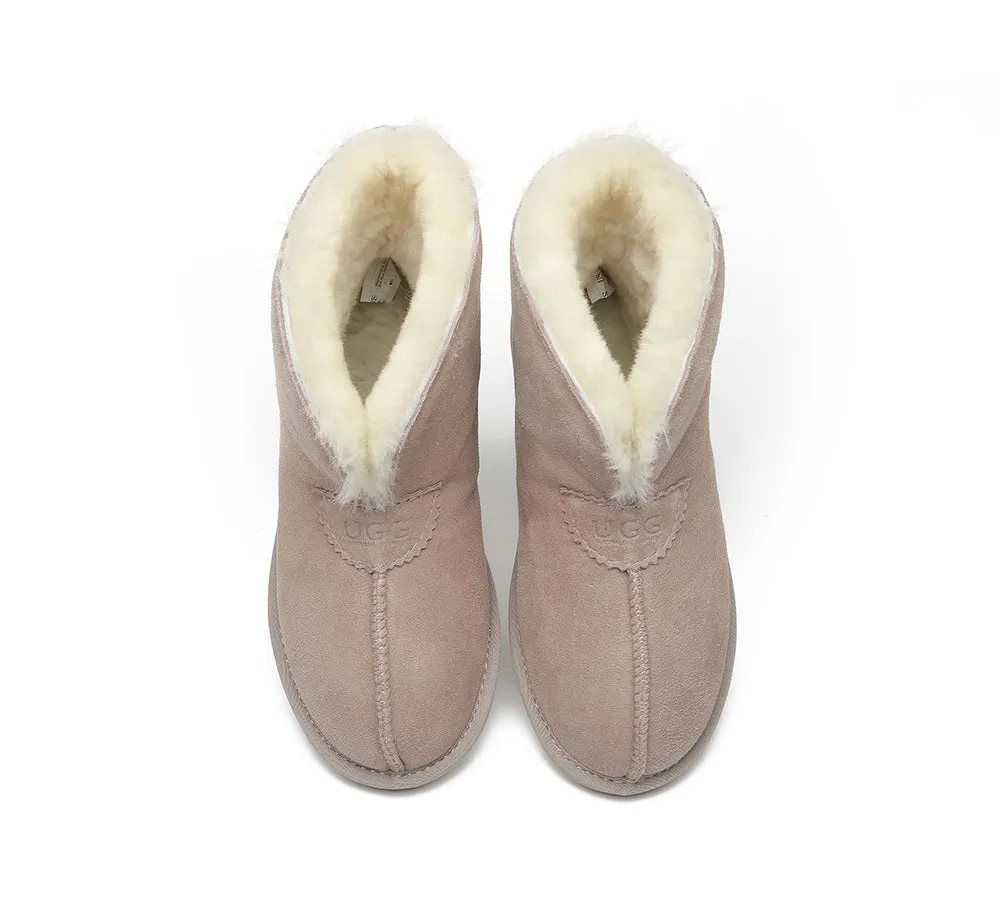 UGG Australian Shepherd Parker Unisex Ankle Premium Double-Face Sheepskin Home Water-Resistant Slipper