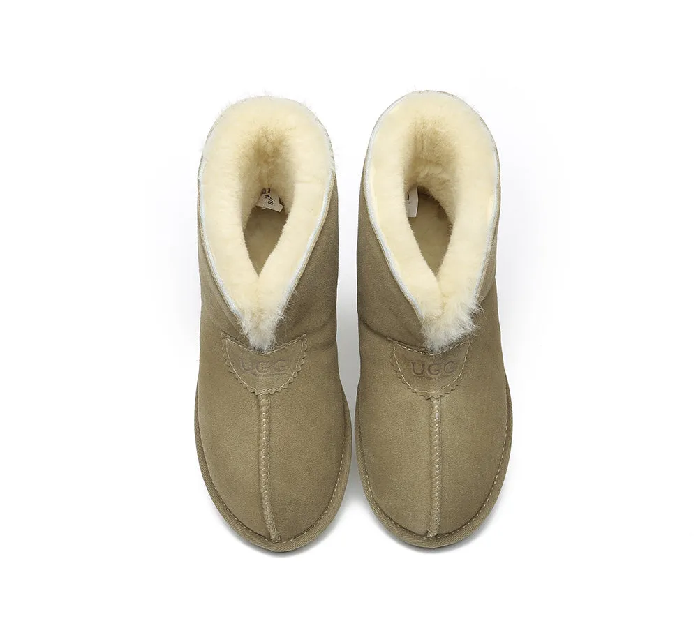 UGG Australian Shepherd Parker Unisex Ankle Premium Double-Face Sheepskin Home Water-Resistant Slipper