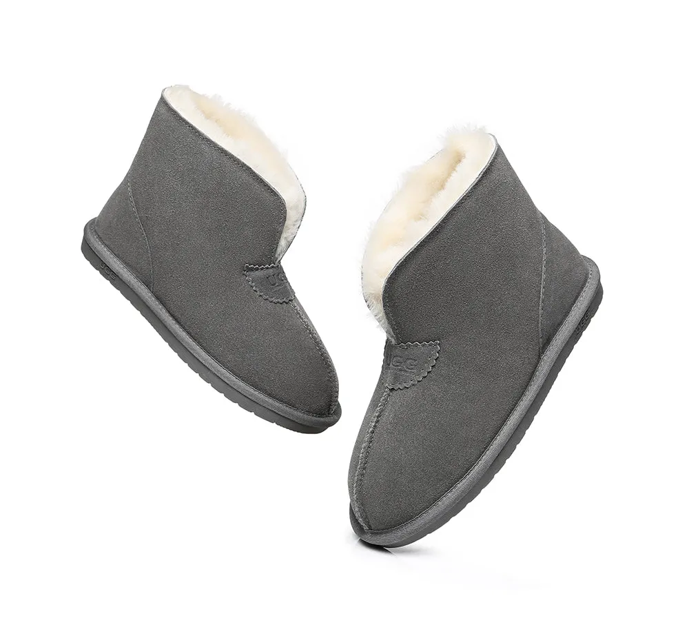 UGG Australian Shepherd Parker Unisex Ankle Premium Double-Face Sheepskin Home Water-Resistant Slipper