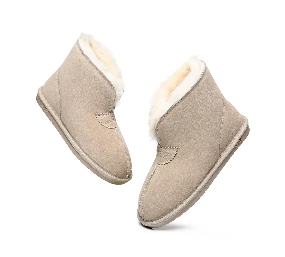 UGG Australian Shepherd Parker Unisex Ankle Premium Double-Face Sheepskin Home Water-Resistant Slipper