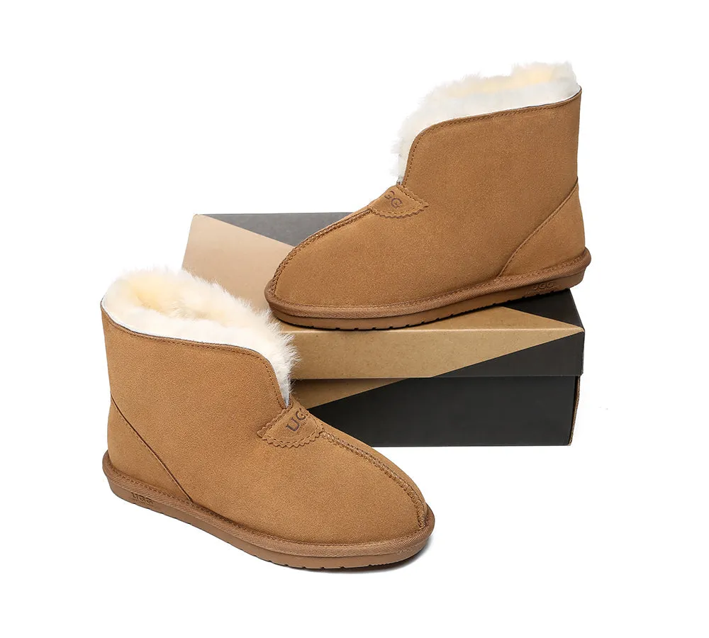 UGG Australian Shepherd Parker Unisex Ankle Premium Double-Face Sheepskin Home Water-Resistant Slipper