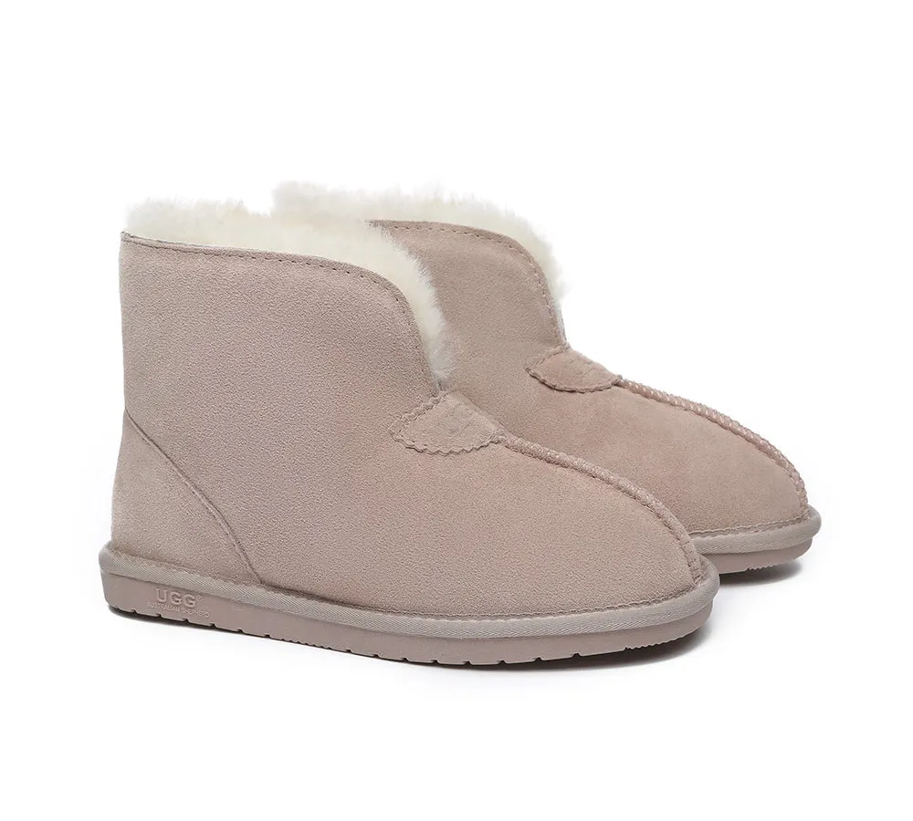 UGG Australian Shepherd Parker Unisex Ankle Premium Double-Face Sheepskin Home Water-Resistant Slipper