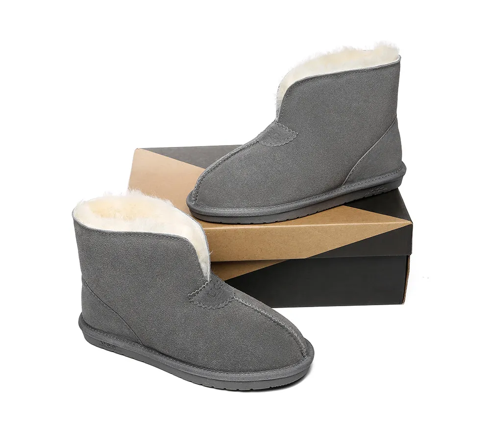 UGG Australian Shepherd Parker Unisex Ankle Premium Double-Face Sheepskin Home Water-Resistant Slipper