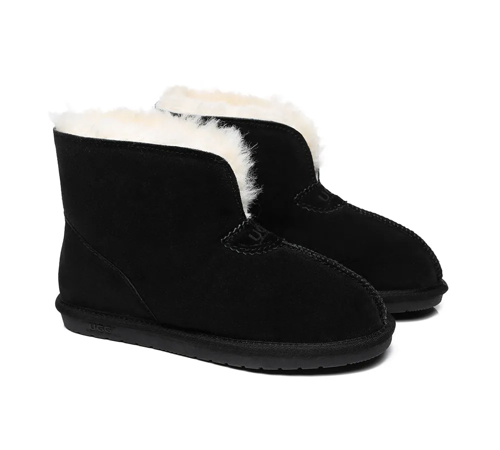 UGG Australian Shepherd Parker Unisex Ankle Premium Double-Face Sheepskin Home Water-Resistant Slipper