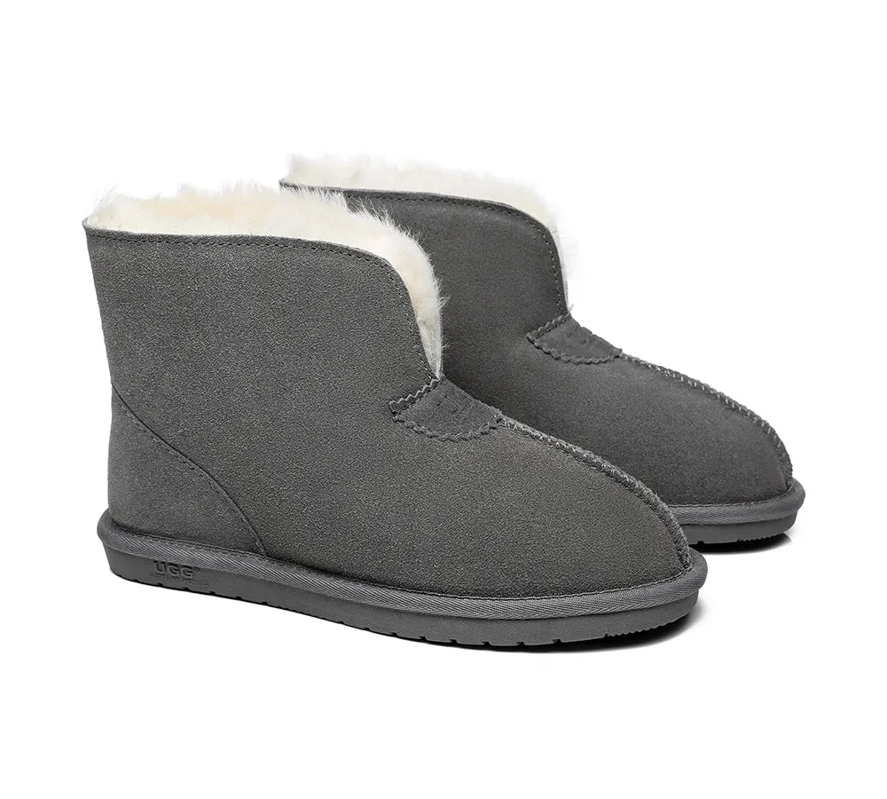 UGG Australian Shepherd Parker Unisex Ankle Premium Double-Face Sheepskin Home Water-Resistant Slipper