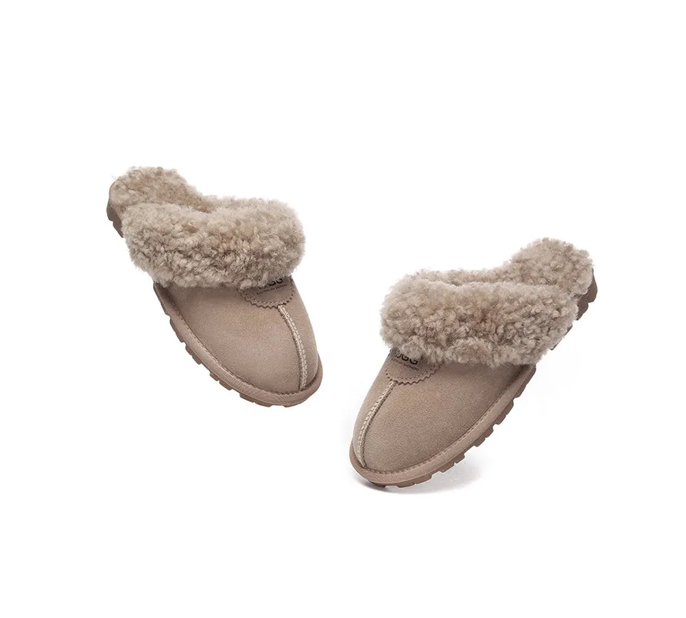 UGG AUSTRALIAN SHEPHERD Ugg Slipper Double Faced Sheepskin Waffle Curly