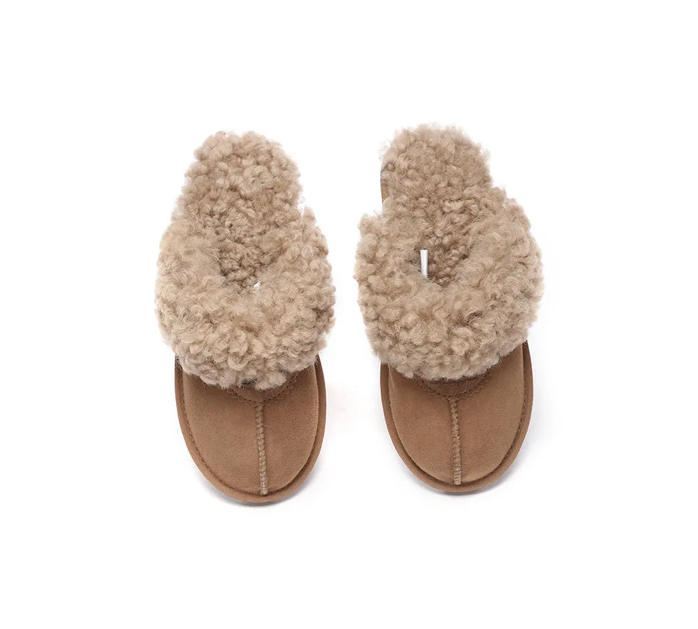 UGG AUSTRALIAN SHEPHERD Ugg Slipper Double Faced Sheepskin Waffle Curly