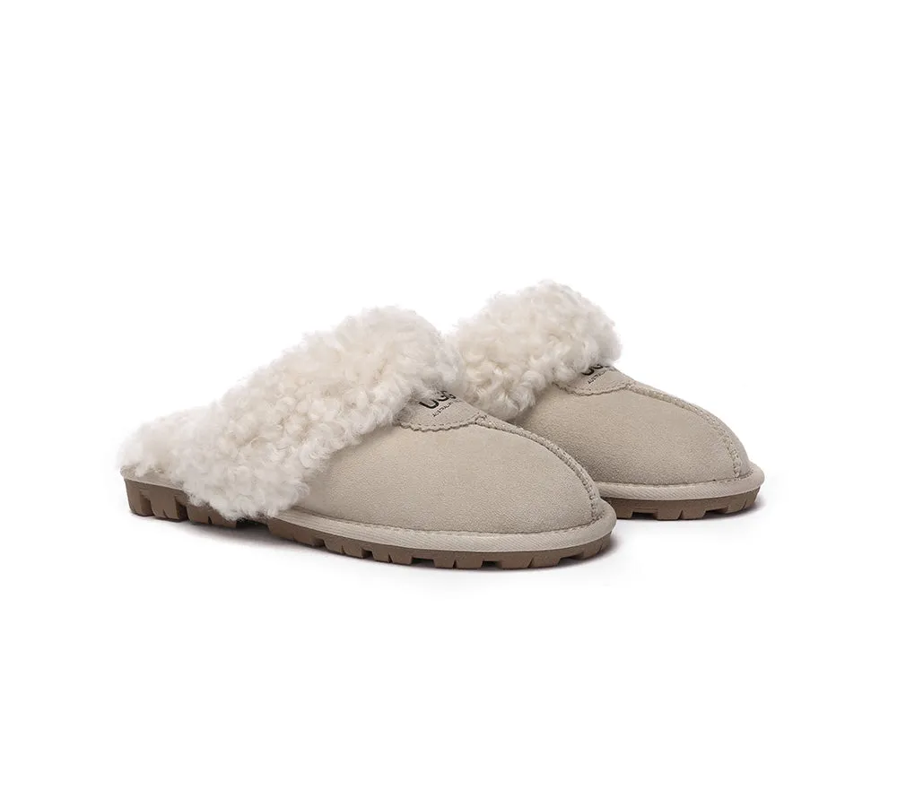 UGG AUSTRALIAN SHEPHERD Ugg Slipper Double Faced Sheepskin Waffle Curly