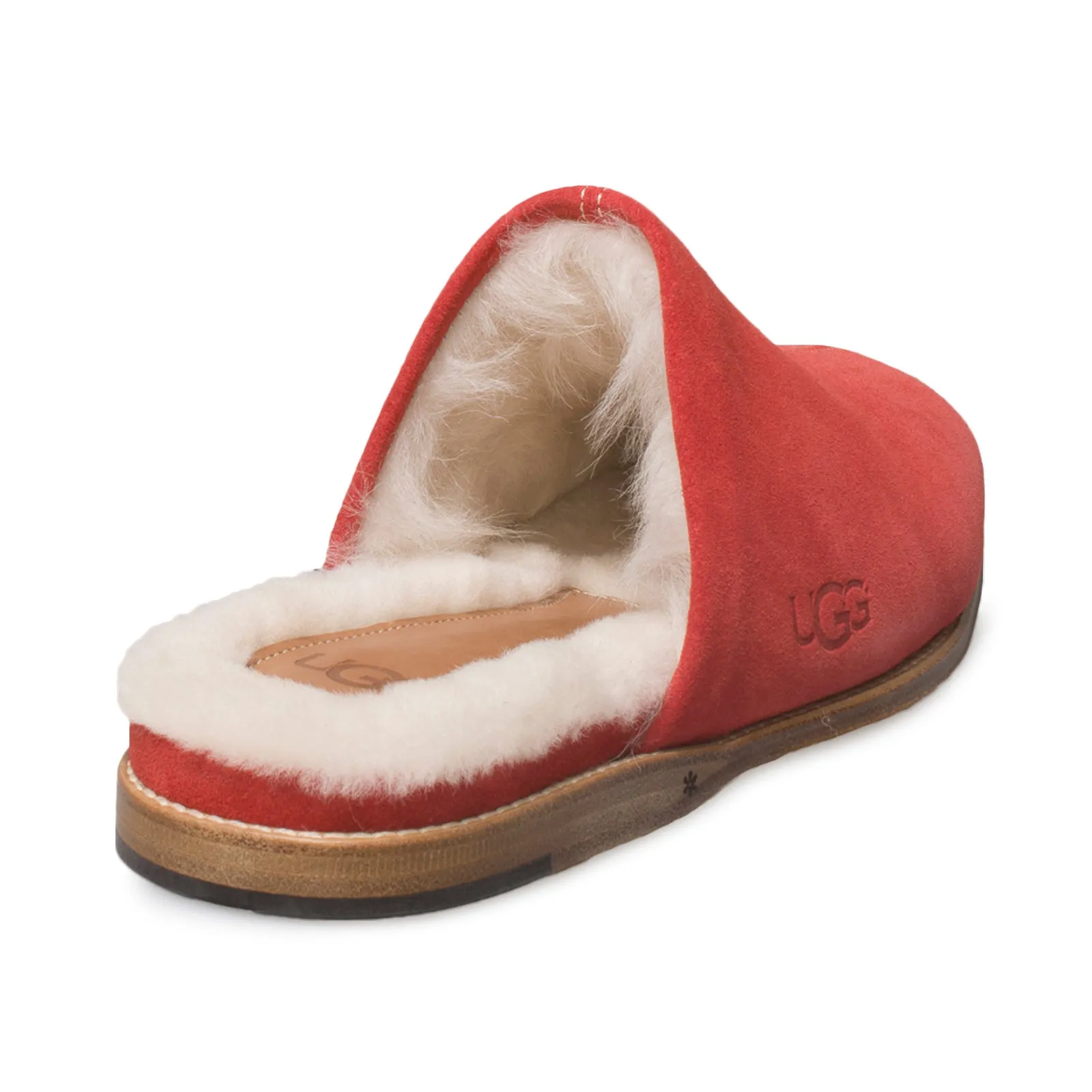 UGG Chateau Slip On Samba Red Slippers - Men's