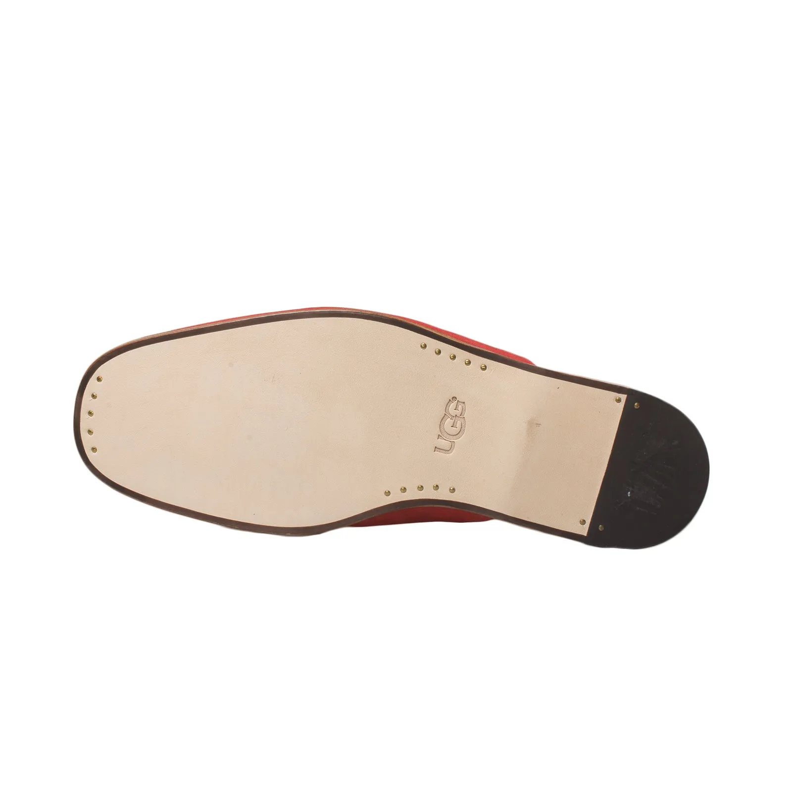 UGG Chateau Slip On Samba Red Slippers - Men's