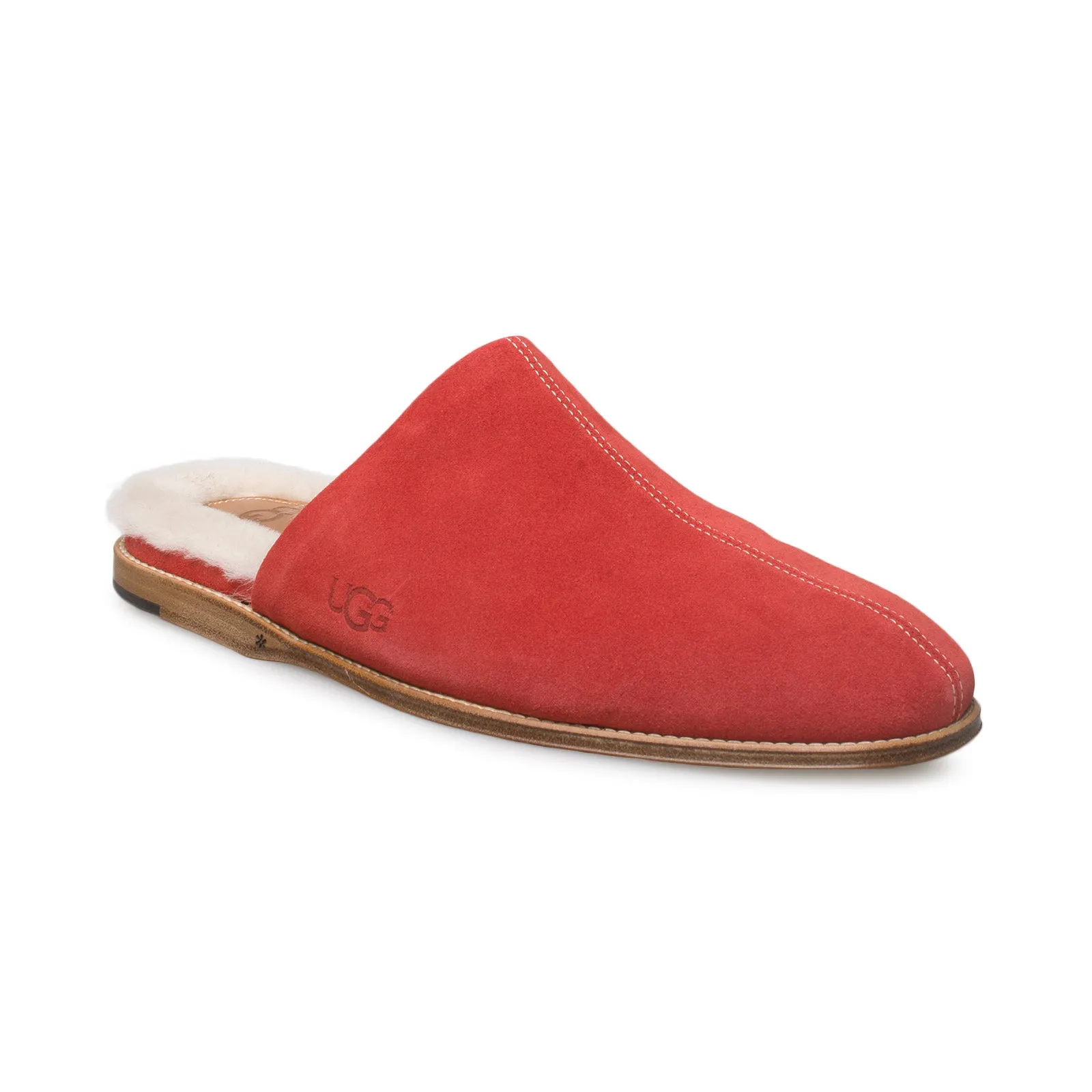 UGG Chateau Slip On Samba Red Slippers - Women's