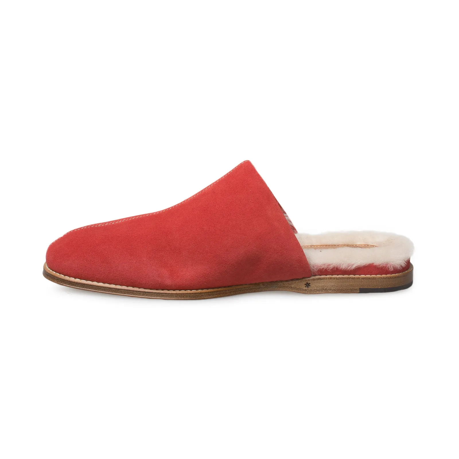 UGG Chateau Slip On Samba Red Slippers - Women's