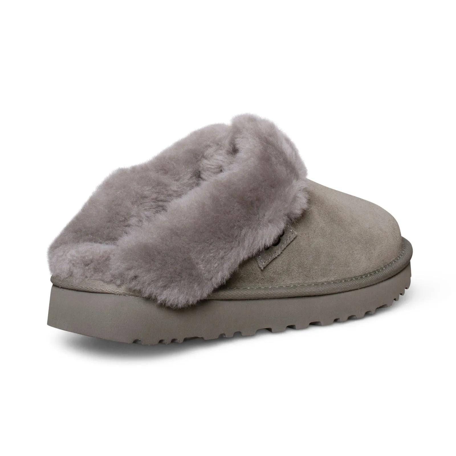 UGG Cluggette Moss Green Slippers - Women's