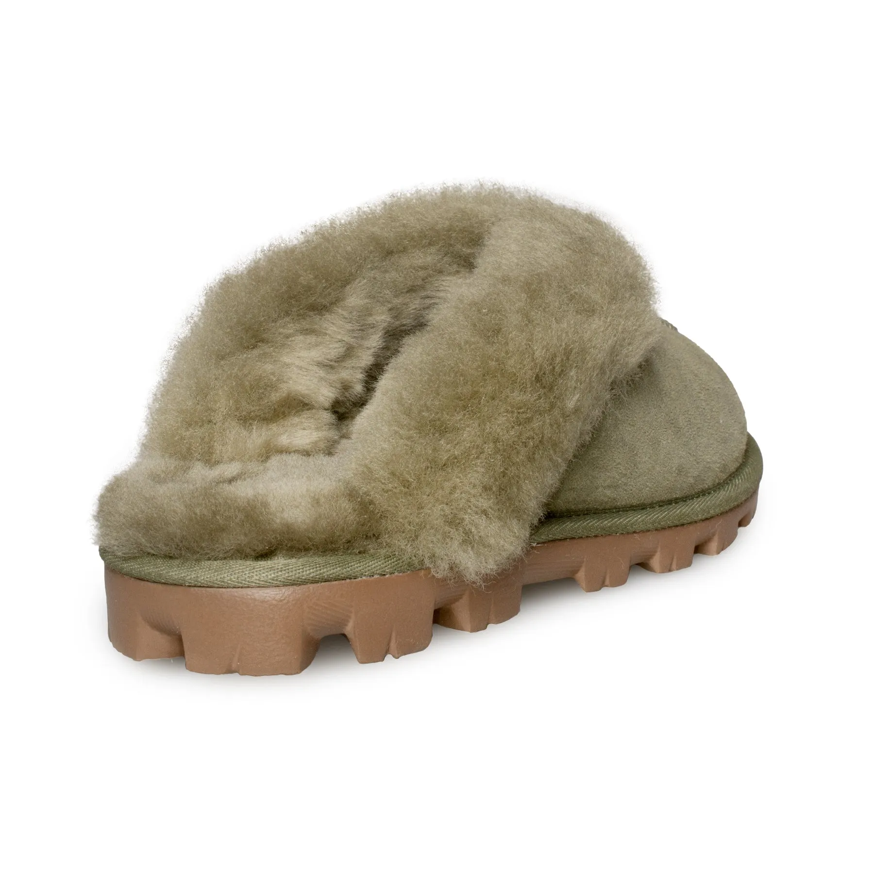 UGG Coquette Burnt Olive Slippers - Women's