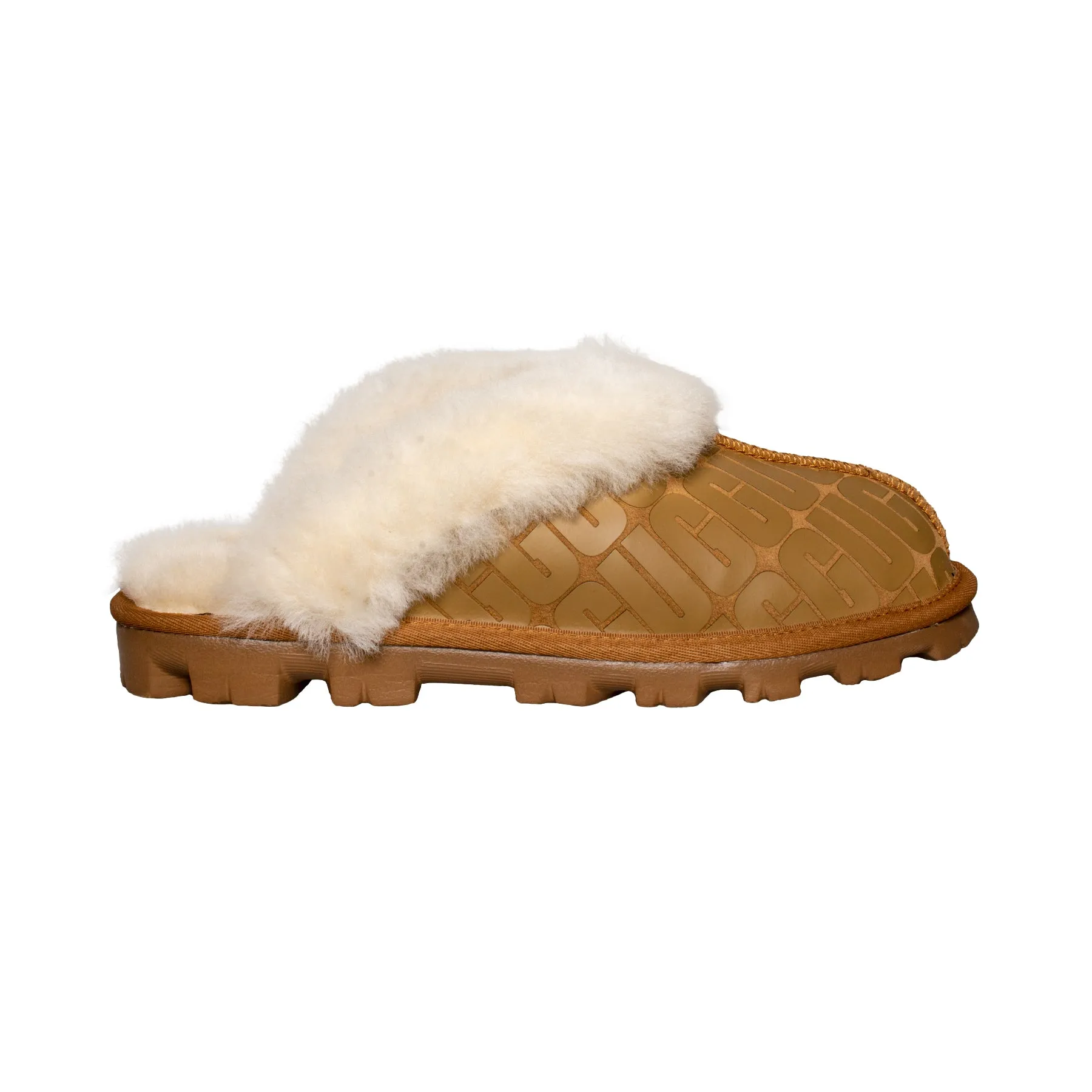 UGG Coquette UGG Logo Chestnut Slippers - Women's