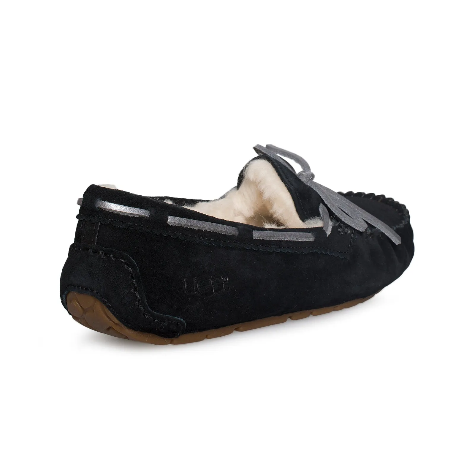 UGG Dakota Metallic II Black Slippers - Women's