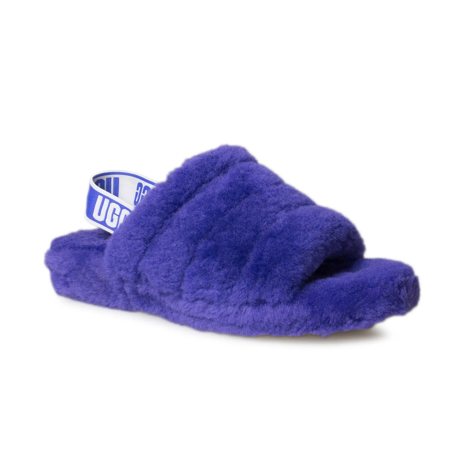 UGG Fluff Yeah Slide Violet Night Slippers - Women's