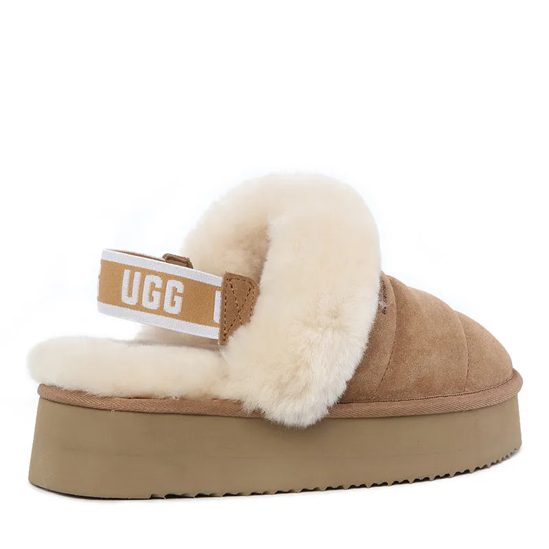 UGG Megan Rem-Strappy Platform Scuff