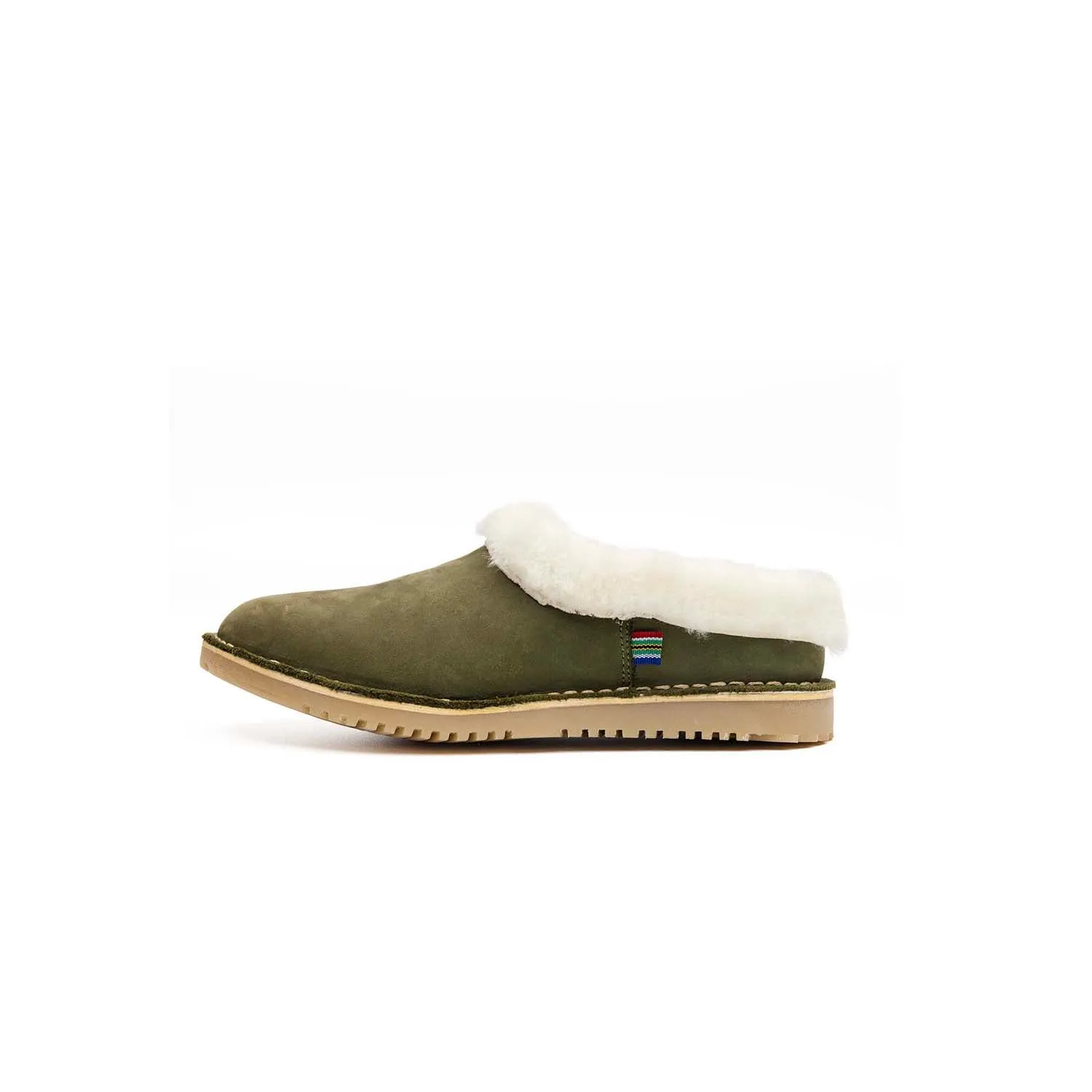 VELDSKOEN SLIPPER (LINED WITH SHEEPSKIN - LEATHER SLIPPER)