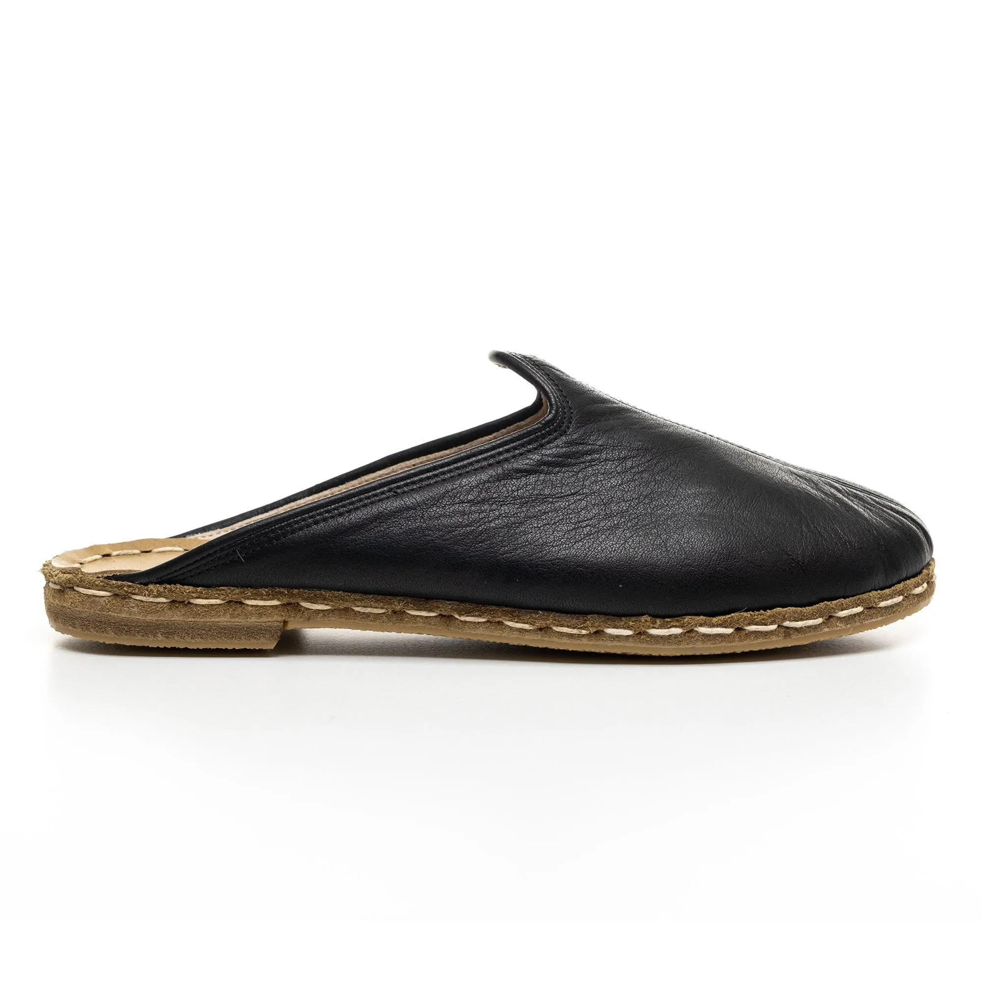 Women's Black Slippers