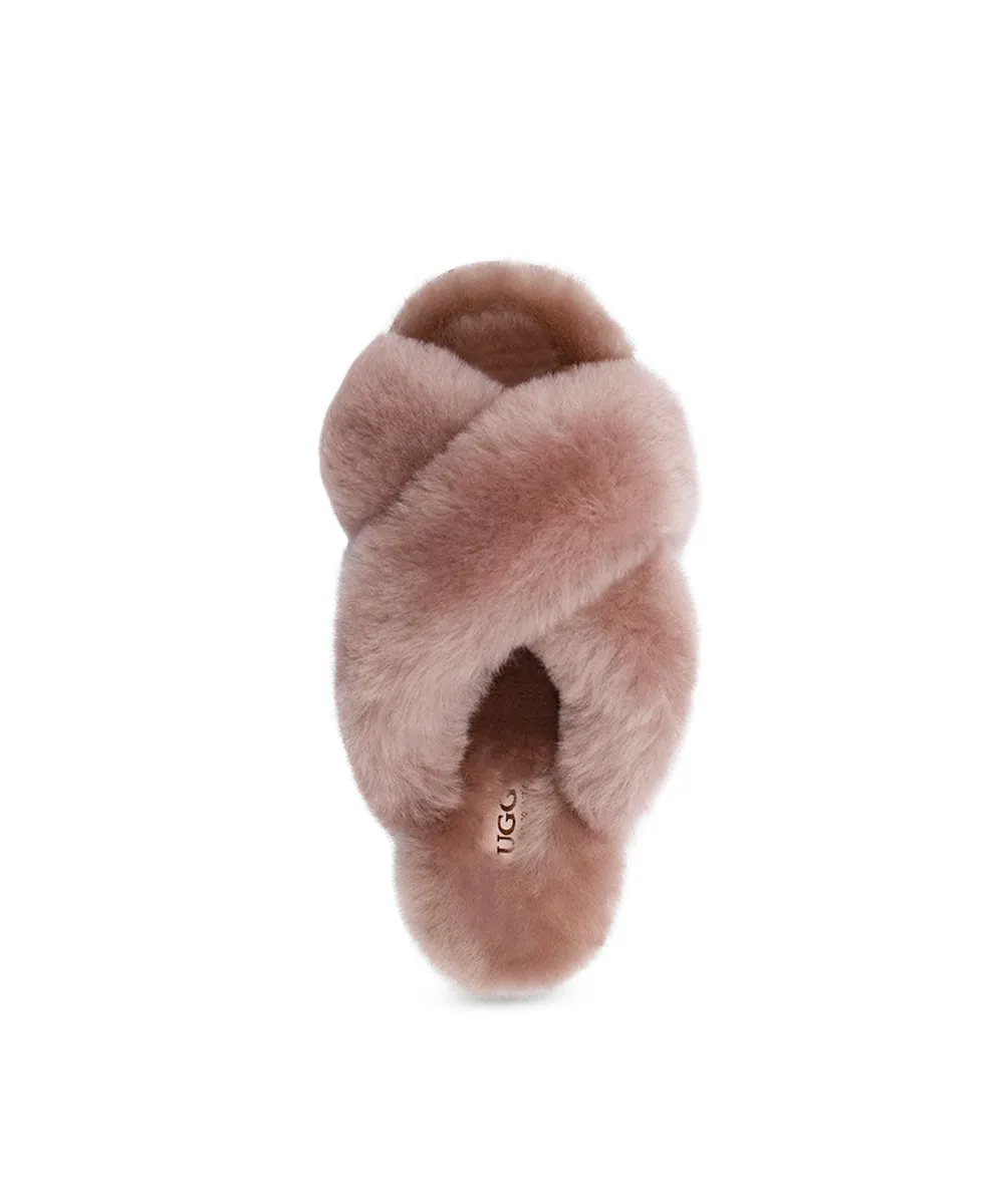 Women's UGG Premium Cross Over Slippers