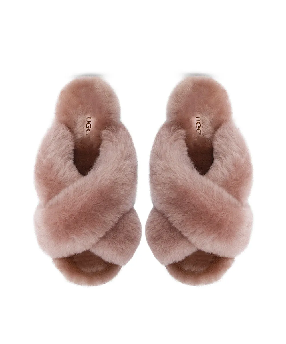 Women's UGG Premium Cross Over Slippers